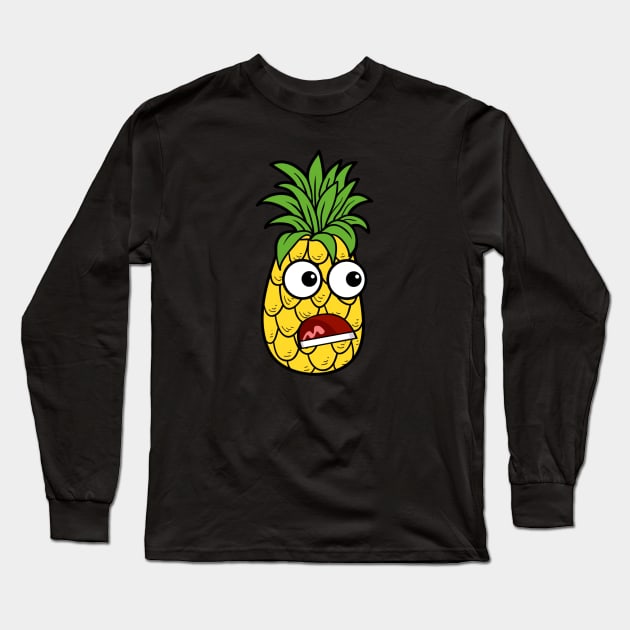 Shocked Pineapple Long Sleeve T-Shirt by DOORS project